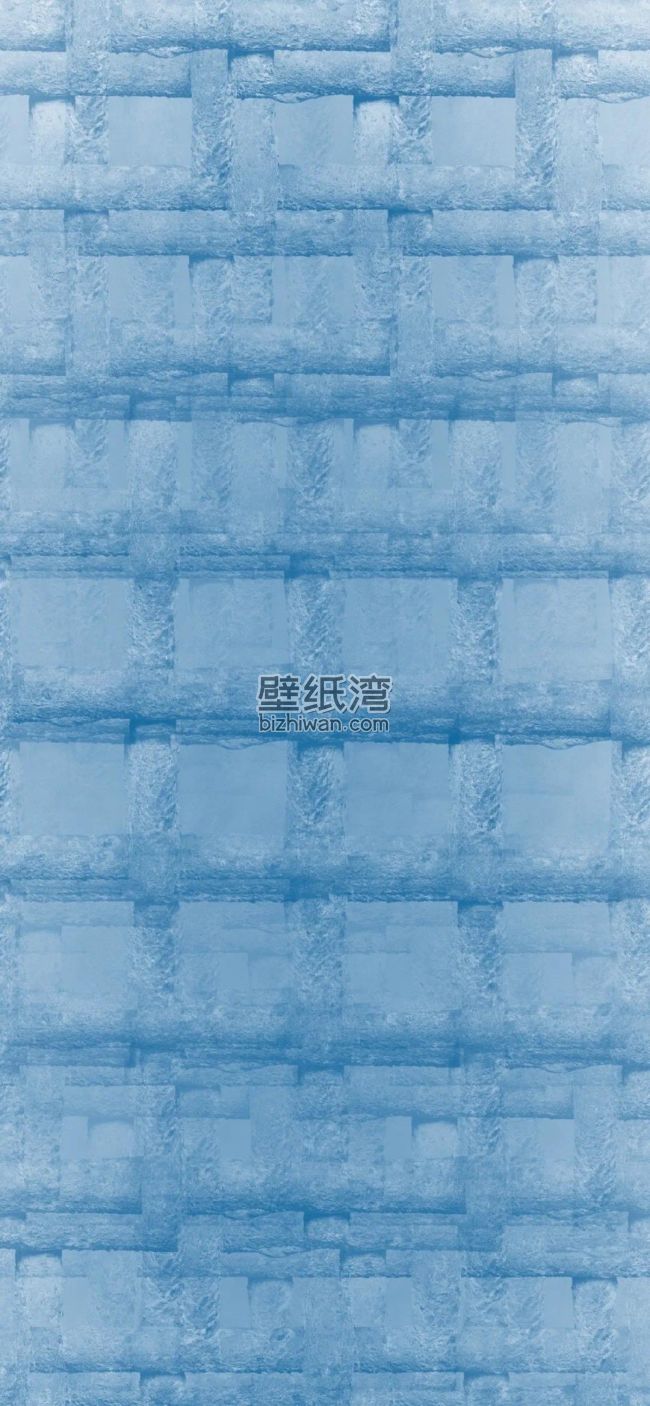 蓝色砖块纹理背景