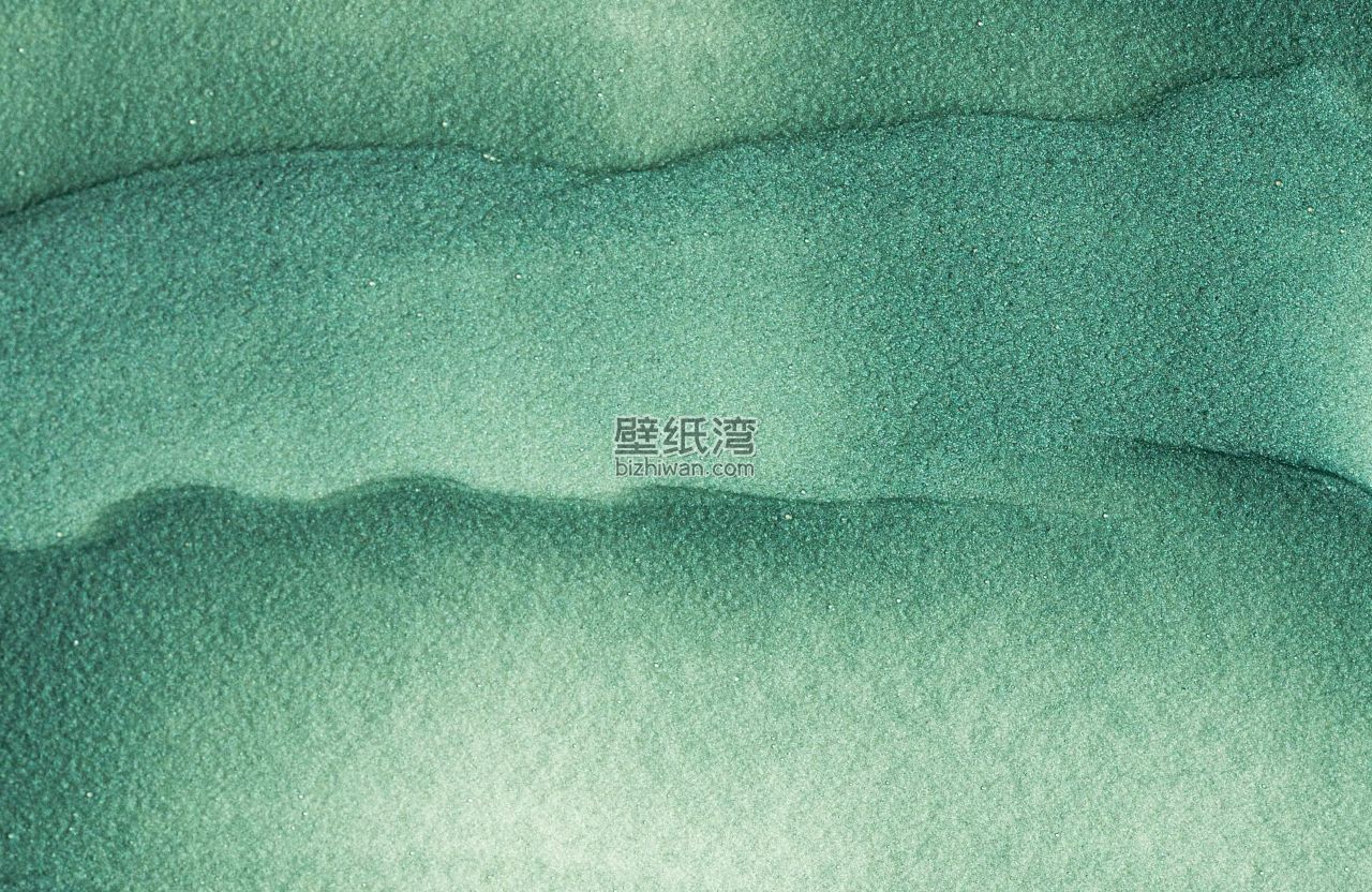 抽象水彩纹理背景，绿色渐变波浪图案，4K高清电脑壁纸