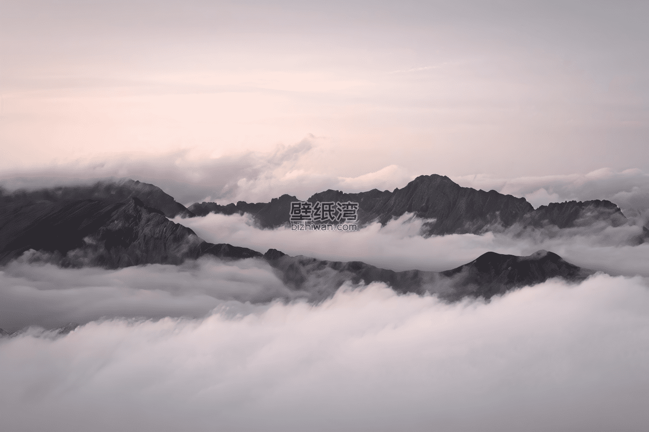 云海 云海山峰 云雾 壁纸图片