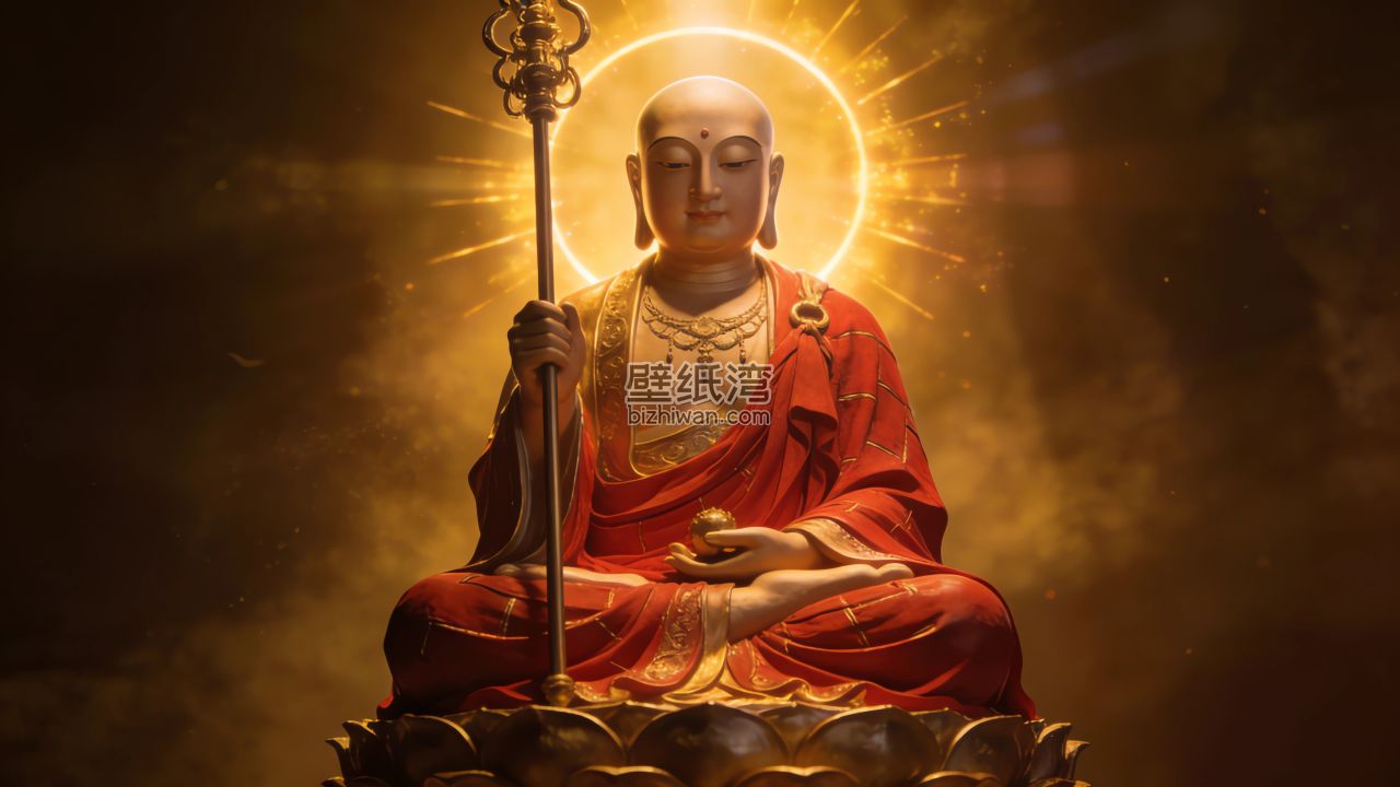 地藏菩萨图片4K高清壁纸